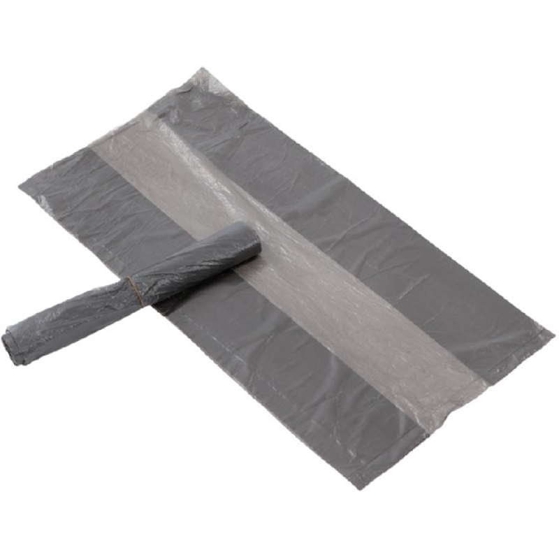 H Pedaalemmerzakken zwart/grijs 30 liter 50 x 60 cm (892009)